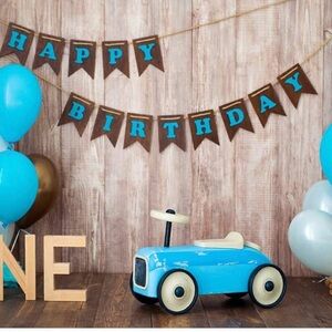 Birthday photo backdrop One for 1st birthday.